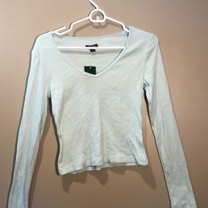light blue long sleeve